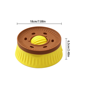 Silicone Slow Feeding Dog Bowl with Ball, Food Grade Pet Slow <b>Feeder</b> Suction Base Non Slip Interactive for Small Dogs <b>Cats</b> - Product Image 3
