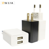 Adaptor 5V2A Brazil Dual USB Pengisi Daya Kamera untuk Ponsel Tablet Bersertifikasi CE FCC Ramah Lingkungan Bahan PC Tahan Api