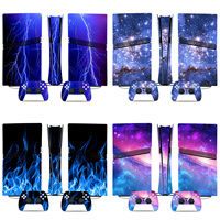 Autocollants complets pour manettes PS5 Pro Digital Edition et skins de console - Sans bulles, protection intégrale
