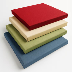 Panneaux muraux enveloppés de tissu ignifuge aux prix les plus bas Isolation acoustique de style unique pour la décoration de chambres de bureaux - Product Image 1