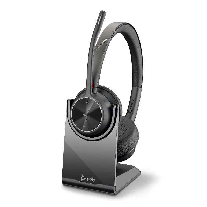 Casque Plantronics Poly Voyager 4320 UC original USB-A casque sans fil Bluetooth casque stéréo avec support de charge