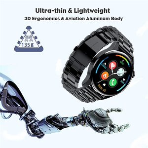 นาฬิกาสมาร์ทวอทช์ <span class=keywords><strong>LIGE</strong></span> รุ่น BW0256 ปี <span class=keywords><strong>2022</strong></span> หน้าจอสัมผัสแบบวงกลมเต็มรูปแบบ สายสแตนเลส รองรับการโทร นาฬิกาอัจฉริยะสำหรับผู้ชาย กันน้ำ สำหรับออกกำลังกายและกิจกรรมต่างๆ พร้อมกล่อง - Product Image 5