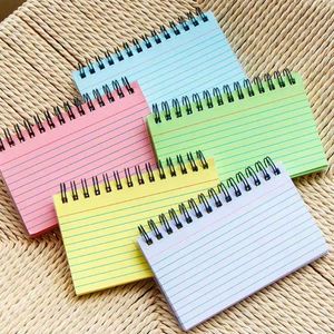Juego de Cuadernos Espiralados con Forro de PP en Colores Surtidos, Libretas de Bolsillo Portátiles, Papelería para Oficina y Escuela, Toma de Notas, Planificación Diaria - Product Image 1
