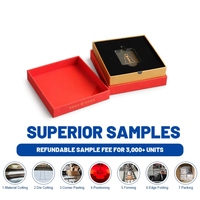 Fournisseur de boîtes cadeaux OEM ODM pour emballages de marque personnalisés, boîte à bandoulière avec insert en EVA recouvert de velours noir