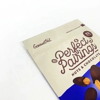 Plastic Gedroogd Fruit Pakket Droog Voedsel Zakje Verpakking Vacuüm Verpakking En Vergrendeling Wiel Verpakte Snack Cashew Food Notenzak