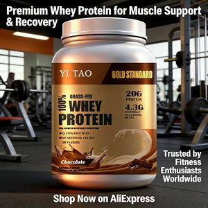 Protéine en poudre isolée instantanée de marque privée pour complément alimentaire, shake, musculation, fitness et nutrition - Product Image 3