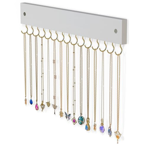 Rak Penyimpanan Perhiasan Akrilik untuk Cincin, Gelang, dan Aksesoris, Dapat Dipasang di Dinding - Product Image 1