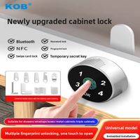 Serrure électronique intelligente à écran tactile KOB, antivol, étanche, avec mot de passe, pour boîtes aux lettres, armoires de classement, casiers de gym, portes, tiroirs