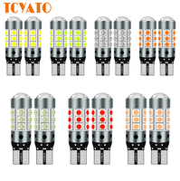 Ampoule LED TCYATO T10 194 W5W 27SMD 3030 à puce blanche, neuve, pour feux de stationnement et feux arrière de voiture, 12-24V, pour rénovation/amélioration
