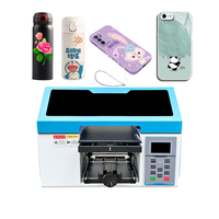 2024 baru Desktop Digital kepala tunggal Tx800 pencetak Uv 20x30cm A4 Uv Flatbed Printer casing ponsel stiker kaca akrilik