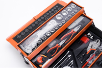 Kit professionnel d'outils manuels de réparation, 85 pièces, clé à combinaison, douille complète