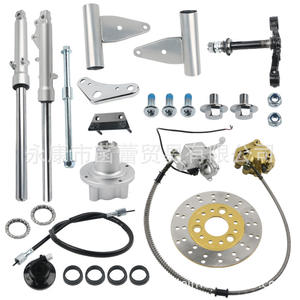 Kit d'amortisseurs avant en aluminium pour Gorilla Z50 Golden Boy, avec frein à disque avant neuf et d'occasion inclus - Product Image 1