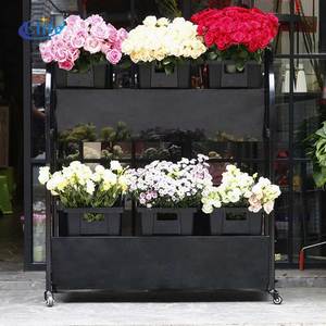 Seau hollandais en PP léger, moderne, écologique, blanc élégant, pour l'affichage de fleurs en gros, les <span class=keywords><strong>enchères</strong></span> florales, la maison, le jardin, le magasin, toutes saisons - Product Image 3