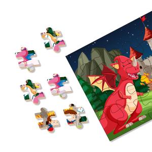 OEM Casse-tête professionnel à impression personnalisée pour enfants Jouet de bricolage pendant 2 à 4 ans en papier plastique PVC Commande minimum <span class=keywords><strong>1000</strong></span> pièces - Product Image 4