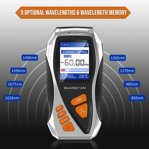 Nouveau type de testeur de fibre optique portable, testeur de puissance optique OPM avec VFL, test LAN RJ45, testeur de fibre FTTH - Product Image 2