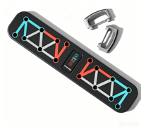 PROIRON 2026 Nouvelle Planche de pompes pliable et codée par couleur, Support multifonctionnel pour pompes, Barre de pompes pour entraînement des bras et des biceps à domicile