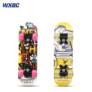 Custom <span class=keywords><strong>17</strong></span> Inch Groothandel Goedkope Kids <span class=keywords><strong>Skateboard</strong></span> Met Milieu Vrachtwagens En Wielen Kinderen <span class=keywords><strong>Skateboard</strong></span>