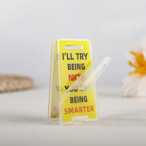 Letrero de Advertencia para Escritorio, Letrero Acrílico para Escritorio con la Frase 'Deja de Molestar, Estoy Ocupado', Decoración de Oficina Humorística, Regalo Unisex para Compañeros de Trabajo, Decoración de Oficina - Product Image 5