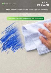 Échantillon Gratuit Peinture Murale Intérieure Acrylique Liquide Effet Coquille d'Œuf Mercerisée - Product Image 4