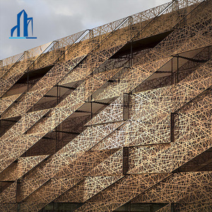 Revestimiento de Pared Exterior, Panel de Aluminio Perforado y Tallado, Revestimiento de Fachada - Product Image 4