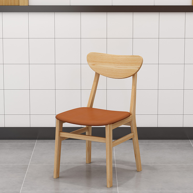 Silla de comedor de madera maciza 1