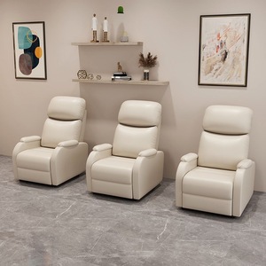 Fauteuil de manucure et pédicure moderne en métal pour salon de beauté, mobilier populaire pour hôtel, restaurant, spa à domicile, salle à manger extérieure - Product Image 2