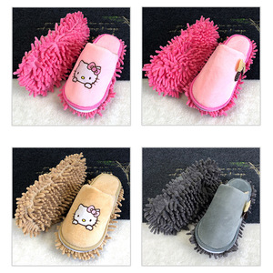 Women Men <strong>Microfiber</strong> <strong>Mop</strong> Eva Midsole Outsole Plush Lining Fashion Trend Washable Detachable Design Cleaning Shoes - Product Image 5