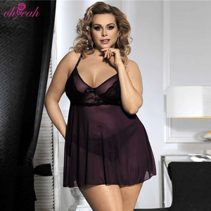 Chemise <span class=keywords><strong>de</strong></span> nuit sexy moderne et attrayante pour femme grande taille pour le shopping <span class=keywords><strong>en</strong></span> <span class=keywords><strong>ligne</strong></span> - Product Image 1
