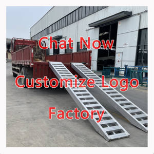 מכירה חמה CAIXIN רמפות ניידות מאלומיניום כבדות 5 טון בצבע כסוף דגם Crawler--500 למשאיות, רכבי שטח, רכבי שטח-שטח, מחפרים וקוצרות - Product Image 6