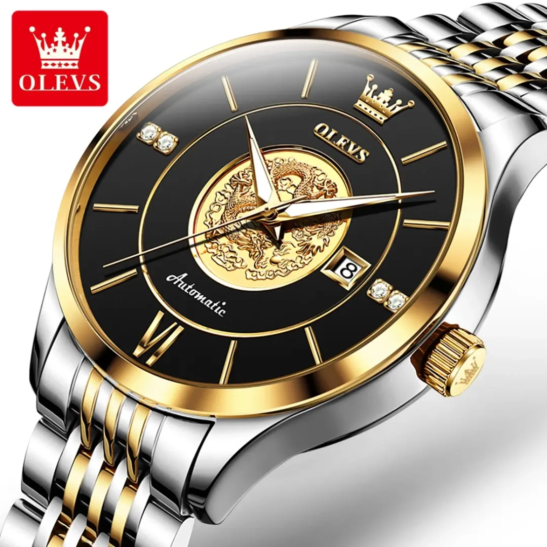 OLEVS 6693 Nueva llegada de moda Reloj de lujo Relojes de pulsera de marca superior Fabricante original Reloj resistente al agua para hombres