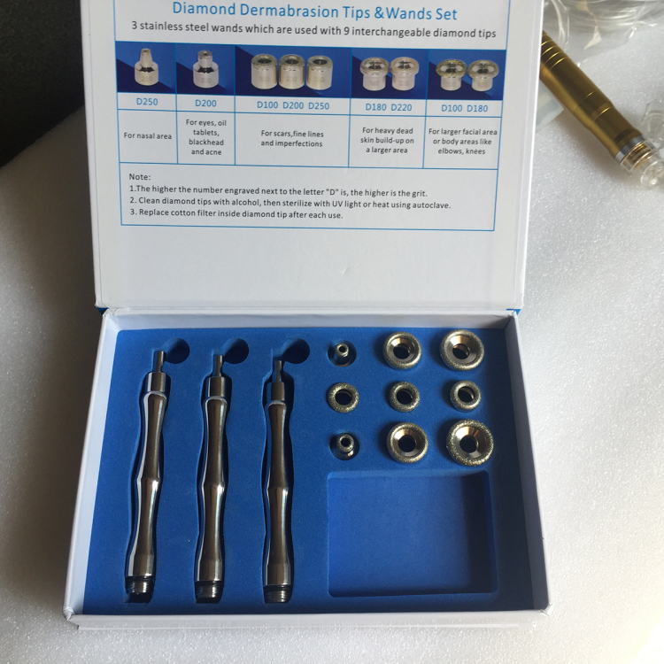 máquina de microdermoabrasión de diamante hidro, exfoliante de piel, máquina de estiramiento, dispositivo de rejuvenecimiento de piel