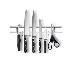 Support magnétique carré robuste <span class=keywords><strong>pour</strong></span> couteaux de <span class=keywords><strong>cuisine</strong></span> en acier inoxydable 304 avec crochets - Product Image 6