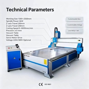 1325 enrutador CNC para carpintería, máquina de grabado para carpintería para muebles de madera - Product Image 4