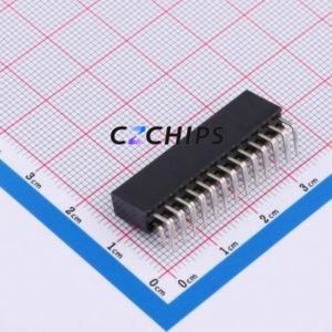 XDM254-2-13-W-8.5-G0 Pin Socket Bent Lead Through Hole,P=2.54mm Connector 2x13P 2.54mm Square Hole Right Angle Insert - Product Image 2