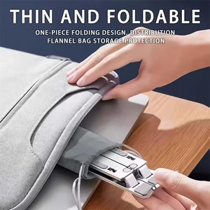 <span class=keywords><strong>Support</strong></span> pour ordinateur portable en alliage d'aluminium, <span class=keywords><strong>support</strong></span> portable pour ordinateur portable avec réglage de l'angle, supports de table - Product Image 5