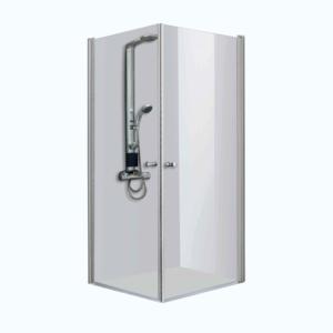 Coin de porte de <span class=keywords><strong>douche</strong></span> carré moderne en verre sans cadre <span class=keywords><strong>Cabine</strong></span> de <span class=keywords><strong>douche</strong></span> transparente - Product Image 4