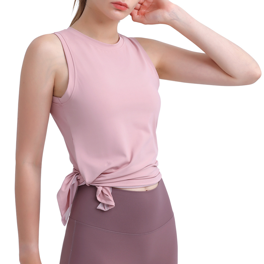 TOPKO Spring Summer Loose Sports Vest Women's Breathable Quick Dry Yoga Clothes Sleeveless Top Running Fitness Vest