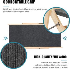 <span class=keywords><strong>Escalera</strong></span> de Madera para Perro, <span class=keywords><strong>Escalera</strong></span> para Mascotas Pequeñas, Medianas y Mayores, Esenciales para Cachorros y Gatos - Product Image 4