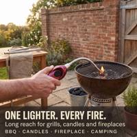 Briquet de cuisine gonflable pratique, réglable en angle, allumeur de barbecue