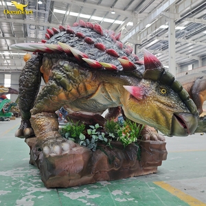 Fabricant de dinosaures vérifié Modèle d'ankylosaure animatronique fait à la main pour le divertissement - Product Image 1