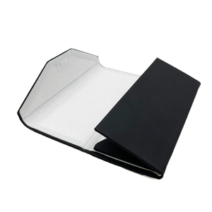 Bán buôn có thể gập lại bán cứng PU Da kính trường hợp đen từ đóng cửa hình chữ nhật kính hộp biểu tượng tùy chỉnh Kính mát chủ - Product Image 2