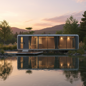 Cabina <span class=keywords><strong>Mobile</strong></span> Apple Deluxe a Due Piani per Ufficio, Negozio, Chiosco, Campeggio Civile, Sala Riunioni in Metallo per Esterni - Product Image 4