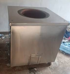 Indian Manufactured Modern Stainless Steel Coal Tandoor Oven for Commercial Use Traditional Cooking System For Sale - Product Image 3