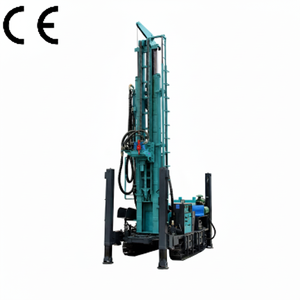 2020 más barato JW180 (100-180M de profundidad) Plataforma de perforación de pozos de agua hidráulica o bomba neumática sobre orugas para la venta - Product Image 1