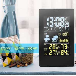 Trạm thời tiết 3in1 với cảm biến ngoài trời trạm Dự báo thời tiết không dây với nhiệt kế đồng hồ nguyên tử - Product Image 2