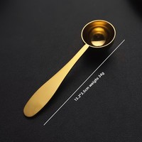 Cuillère en acier inoxydable 304 de qualité supérieure avec logo personnalisé Mini 2,5 ml 5 ml Cuillère à matcha Cuillère à café Cuillères doseuses