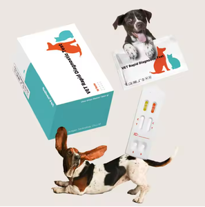 송곳니 항체/항원 신속 검사 키트, 진단 송곳니 신속 검사 키트, 수의학 기기 CDV CPV CCVAg CAV-IIAg 광견병 - Product Image 6