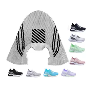OEM/ODM Causal Running Walking Sport Fly Knit Fabric Shoes Vamp Uppers