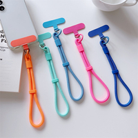 Cordón de nailon ajustable y autoblocante para teléfono móvil, estilo INS colorido, accesorio colgante para vaso de agua y llavero, pulsera de muñeca