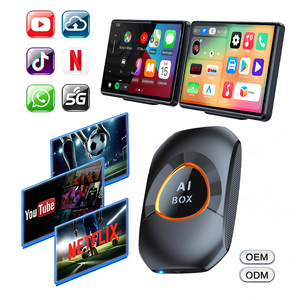 Adaptador Inalámbrico CarPlay. Sistema <span class=keywords><strong>Android</strong></span> 15 Integrado <span class=keywords><strong>para</strong></span> Cajas <span class=keywords><strong>Android</strong></span>. 2G + 16GB, Conexión Plug and Play, Puede <span class=keywords><strong>descargar</strong></span> cualquier aplicación. - Product Image 1